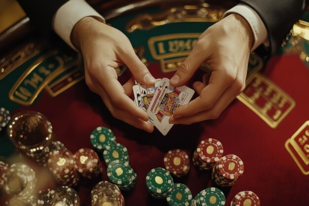 Dragon Tiger card game with betting positions